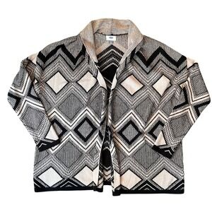 Old Navy Geometric Aztec Open Front Cardigan‎ Sweater Women's Size L